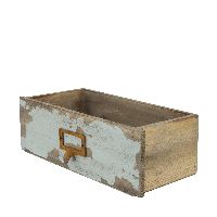 Schublade Antik ANTIK GRAU BRAUN 23144 26 x 13 x 9 cm mit Folie