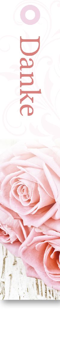 Geschenkkärtchen Danke 10333 Favourite - Klappkarte 3x17cm