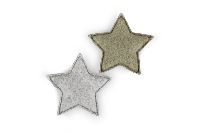 Stern Watteweich grau-grün 23764200-3 Streu Ø6cm Filz wattiert