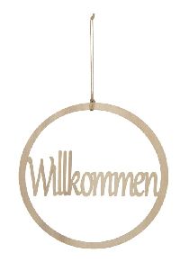 Holzring Willkommen NATUR 621253 Ø26cm