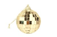 Discokugel gold 25025000-2  Spiegelball Ø4,5cm Hänger